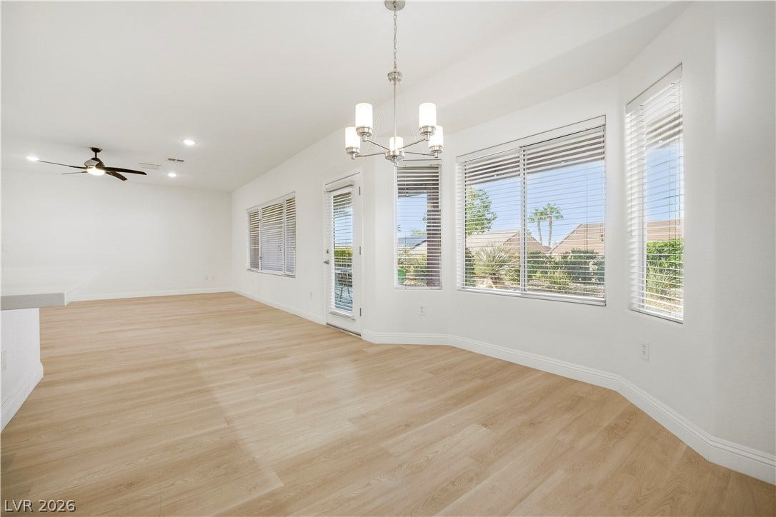 Dining Area with Bay Window