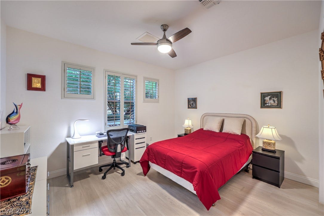 Secondary Bedroom with Ceiling Fan