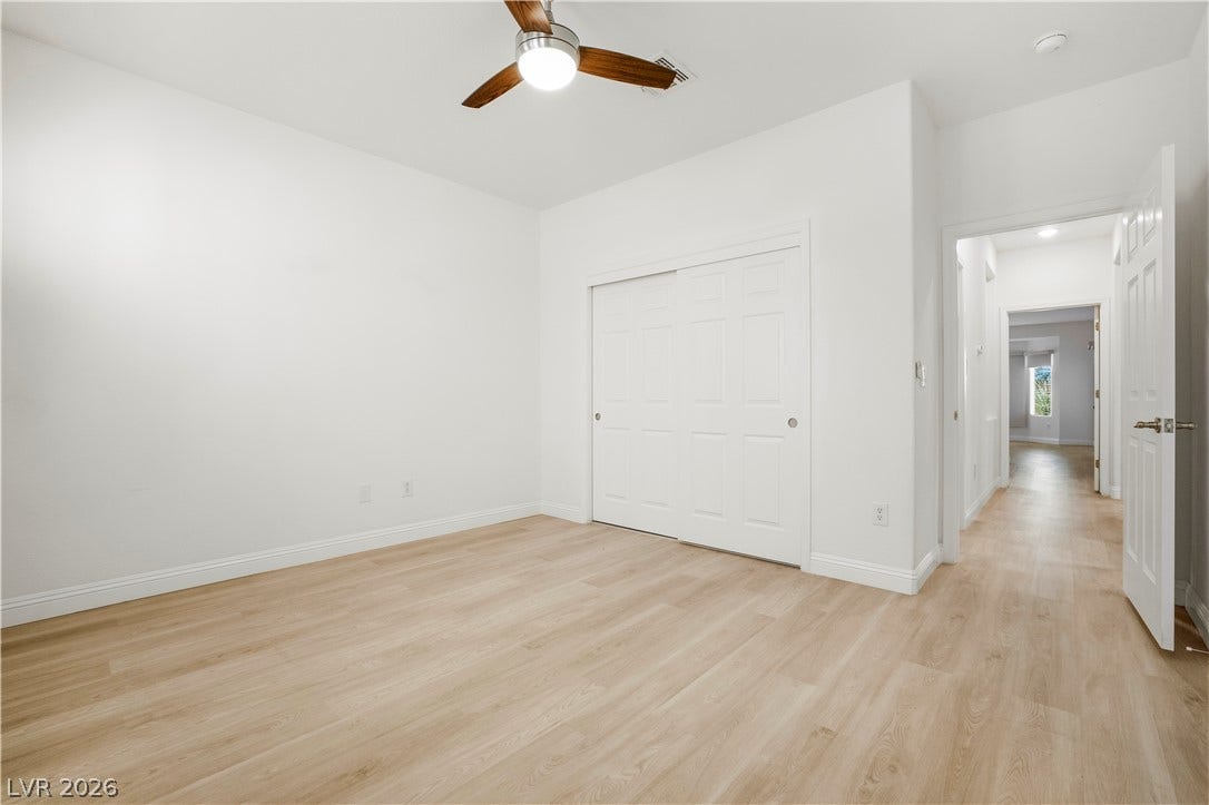 Secondary Bedroom with Ceiling Fan