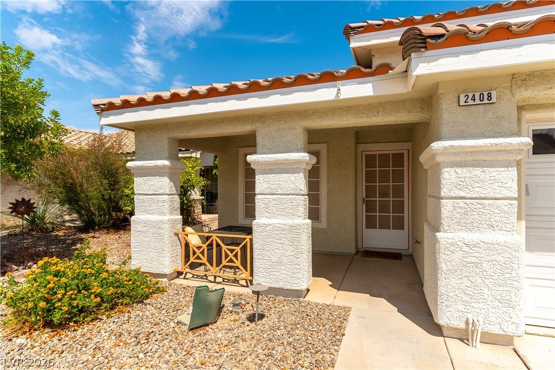 2408 Pebble Springs Court, Henderson, NV 89074 Front Porch