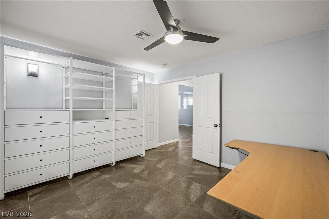 1584 Bozeman Drive, Henderson, NV 89012 Plentiful built-in organization options and tile flooring highlight this versatile interior space.