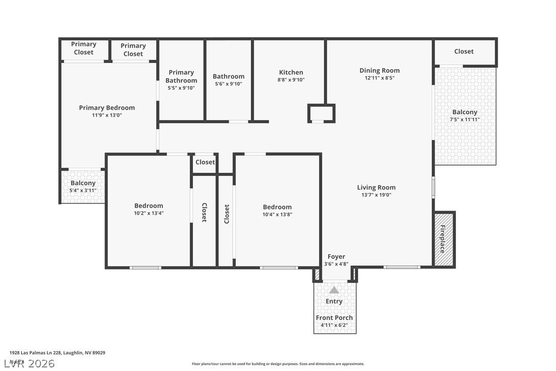 View of room layout
