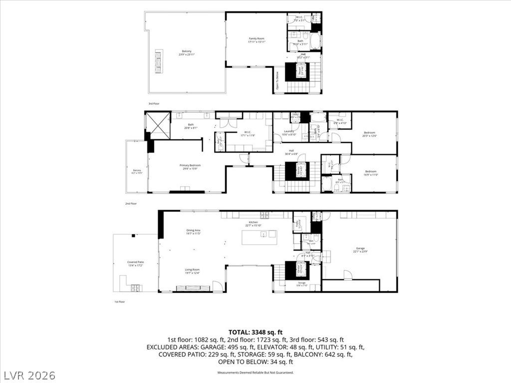 A detailed layout illustrates the functional flow across three thoughtfully designed levels.
