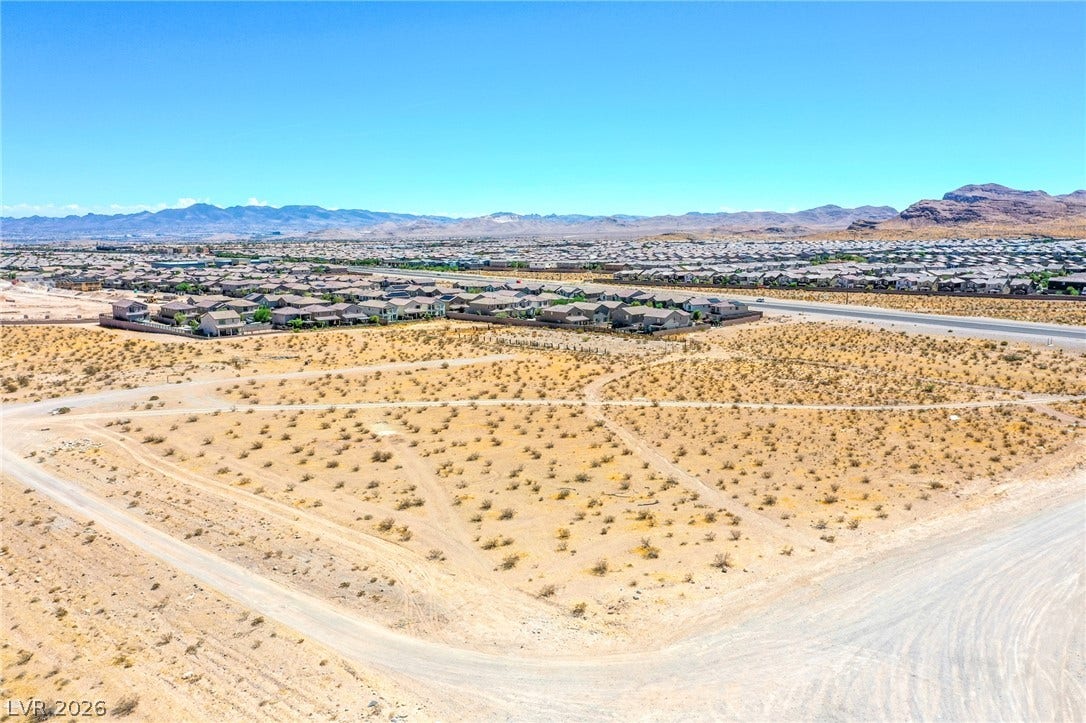 0 SE Corner of Hualapai & Pebble, Las Vegas, NV 89178 Expansive desert views stretch across this building lot near an established neighborhood.