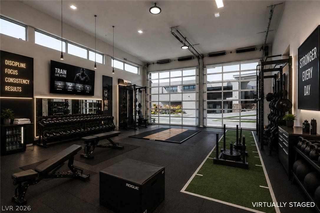 1205 Amber Rim Drive, Henderson, NV 89012 Fitness center concept