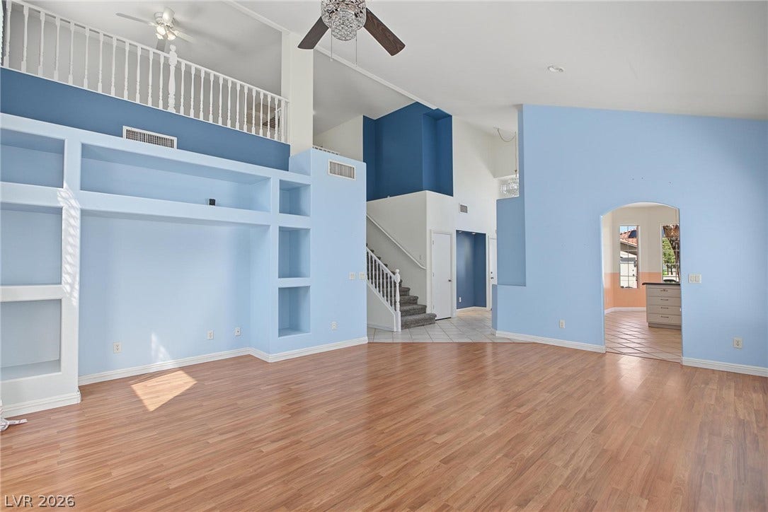 911 Sterling Thorn Court, Las Vegas, NV 89183 Loft overlooking living room.