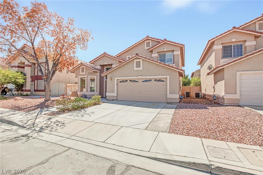 911 Sterling Thorn Court, Las Vegas, NV 89183 2 car garage.