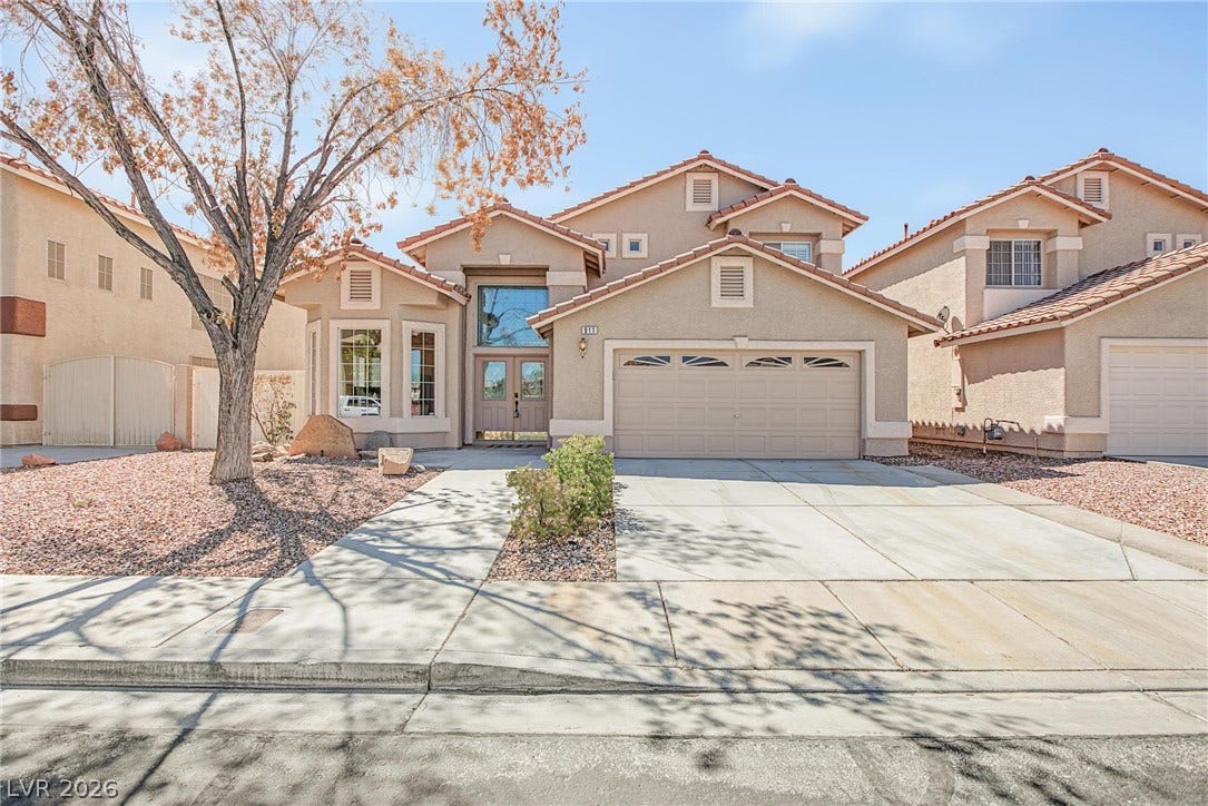 911 Sterling Thorn Court, Las Vegas, NV 89183 2 car garage.