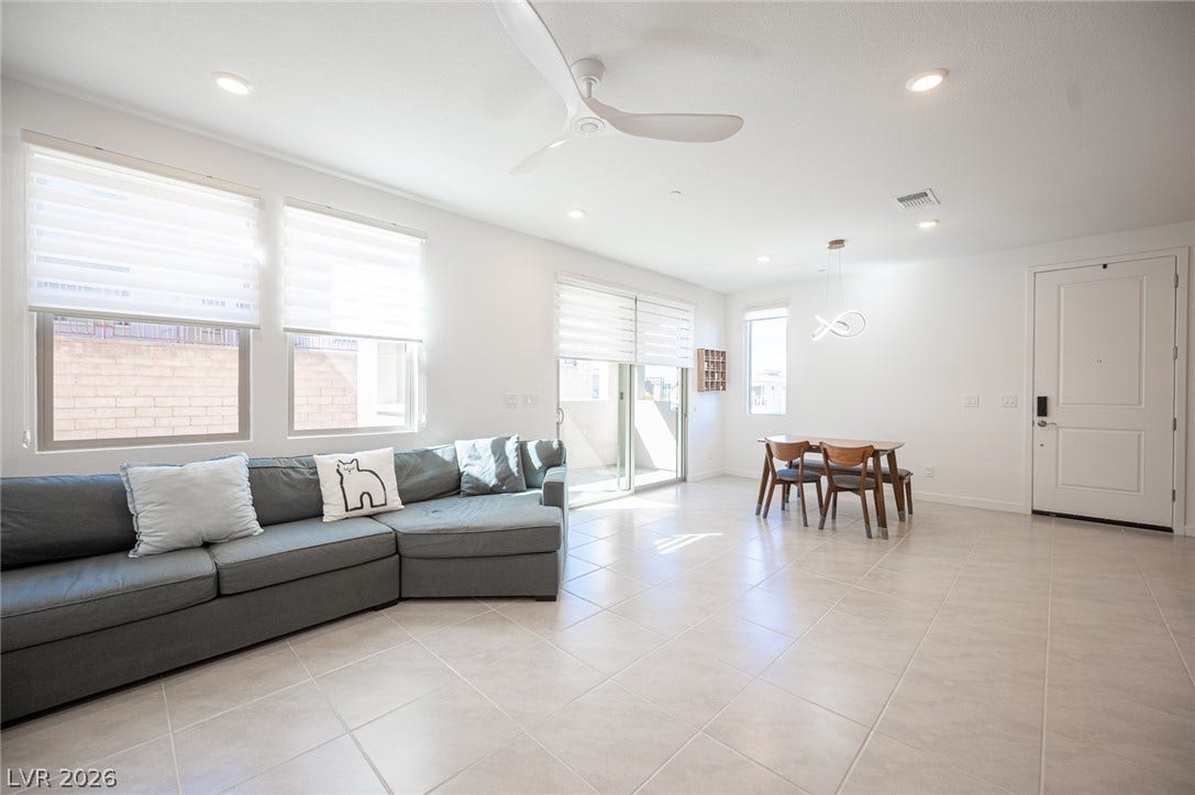 2545 Monolith Street, Las Vegas, NV 89138 Clean tile flooring and abundant natural light create an open, inviting living space.