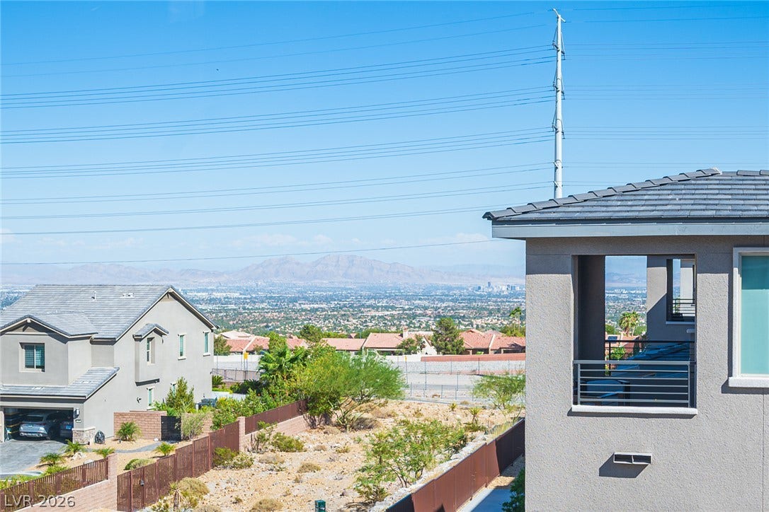 2545 Monolith Street, Las Vegas, NV 89138 Far-reaching valley and mountain vistas frame the horizon from this elevated vantage point.