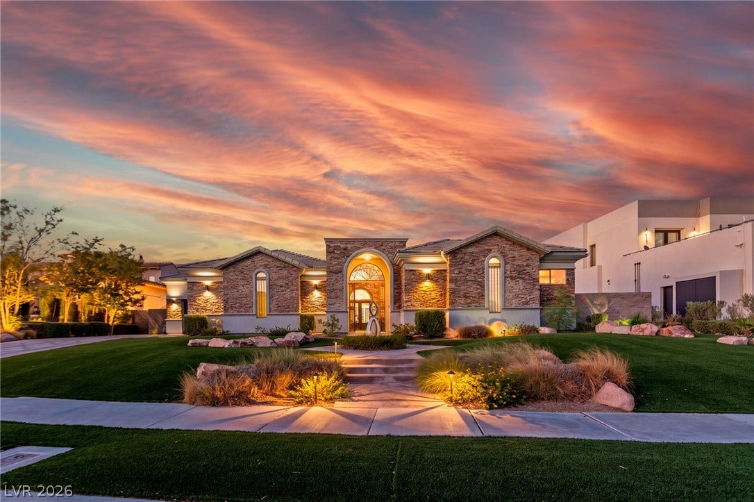 1358 Opal Valley Street, Henderson, NV 89052 Guard-gated Seven Hills, formerly Street of Dreams Estate.