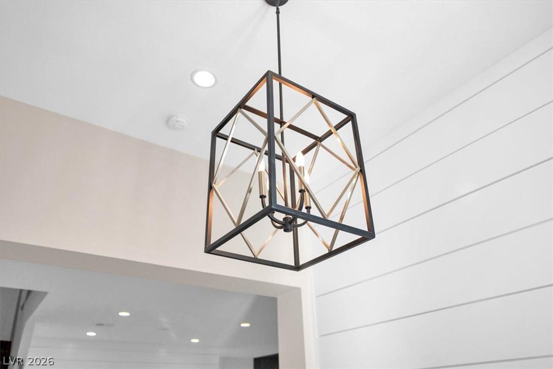 Detailed view of entry lighting