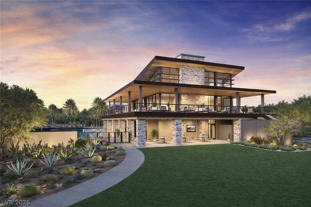10907 Agate Cliffs Avenue, Las Vegas, NV 89135 Rendering of Community Clubhouse