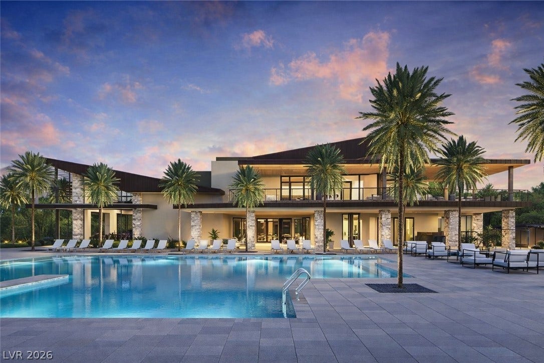 10907 Agate Cliffs Avenue, Las Vegas, NV 89135 Rendering of Community Clubhouse