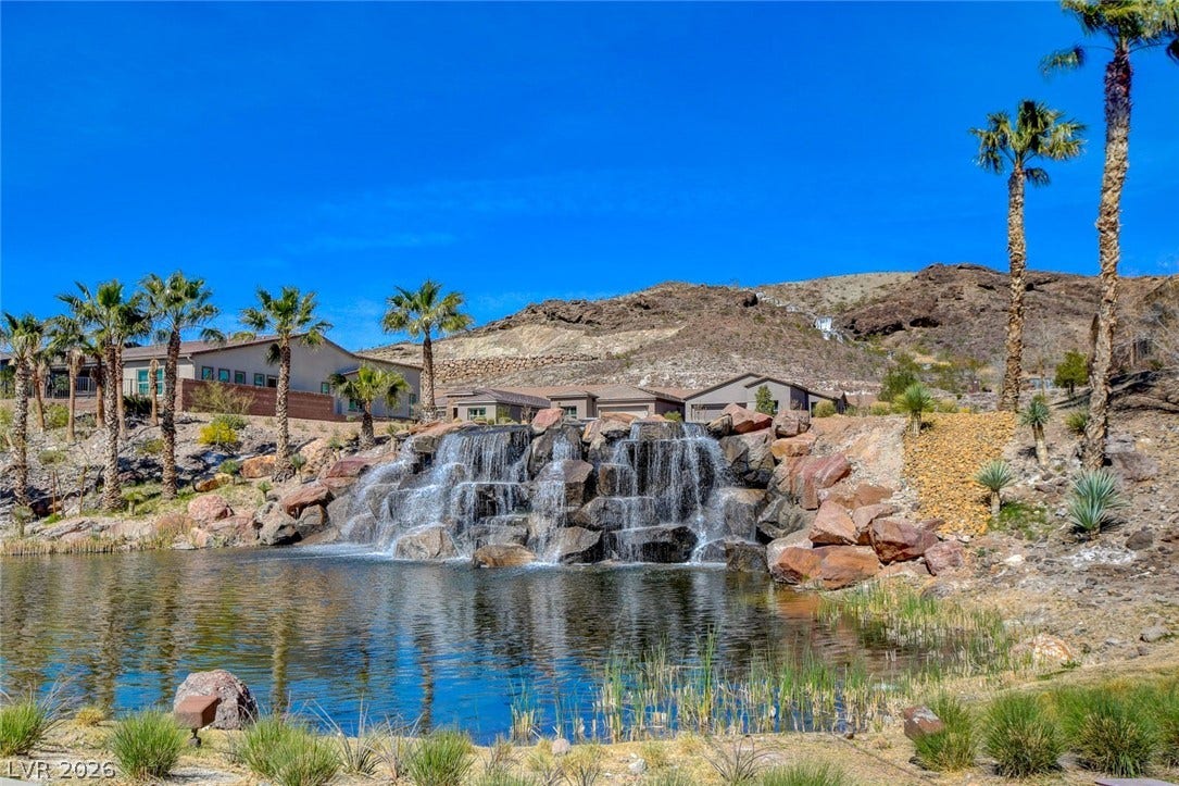 51 Thorn Creek Street, Henderson, NV 89011 Water view featuring a mountain backdrop