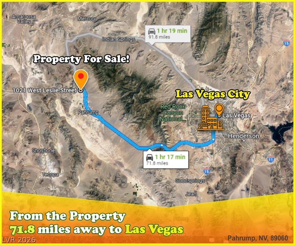 1021 W Leslie Street, Pahrump, NV 89060