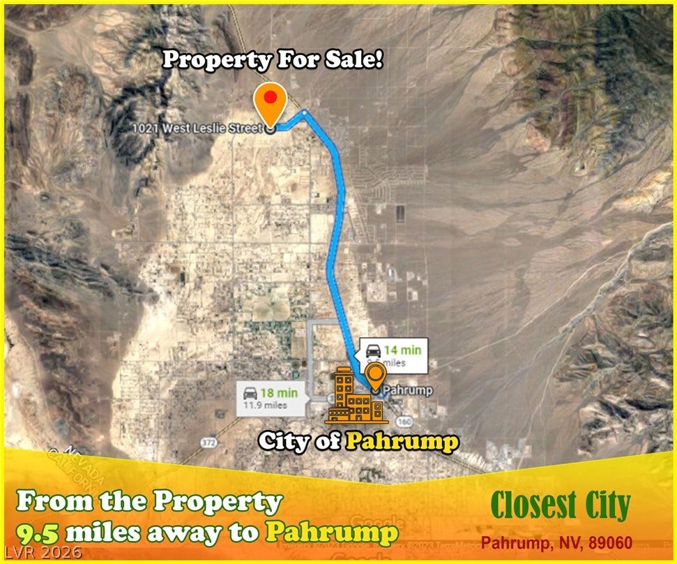 1021 W Leslie Street, Pahrump, NV 89060
