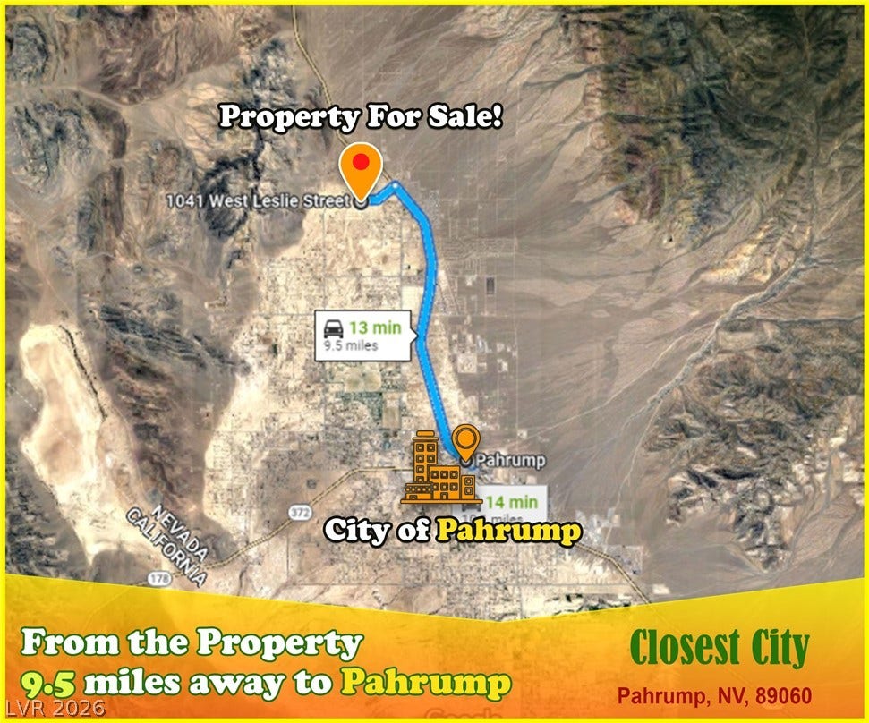 1041 W Leslie Street, Pahrump, NV 89060 1041 W Leslie Street, Pahrump, NV 89060