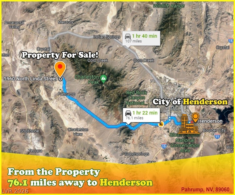 5960 N Linda Street, Pahrump, NV 89060 5960 N Linda Street, Pahrump, NV 89060