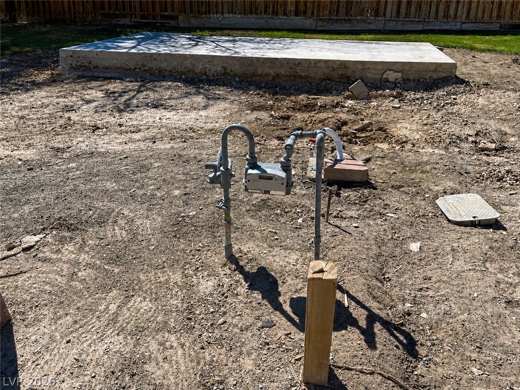6196 Castlemont Avenue, Las Vegas, NV 89156 A spacious backyard area includes a solid concrete pad ideal for future customization.