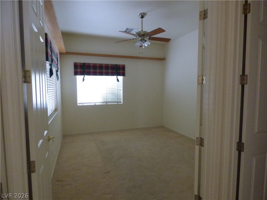 7695 Gilespie Street, Las Vegas, NV 89123 This den can be the 4th bedroom. this versatile room framed by classic double doors is adjacent to a full bath.