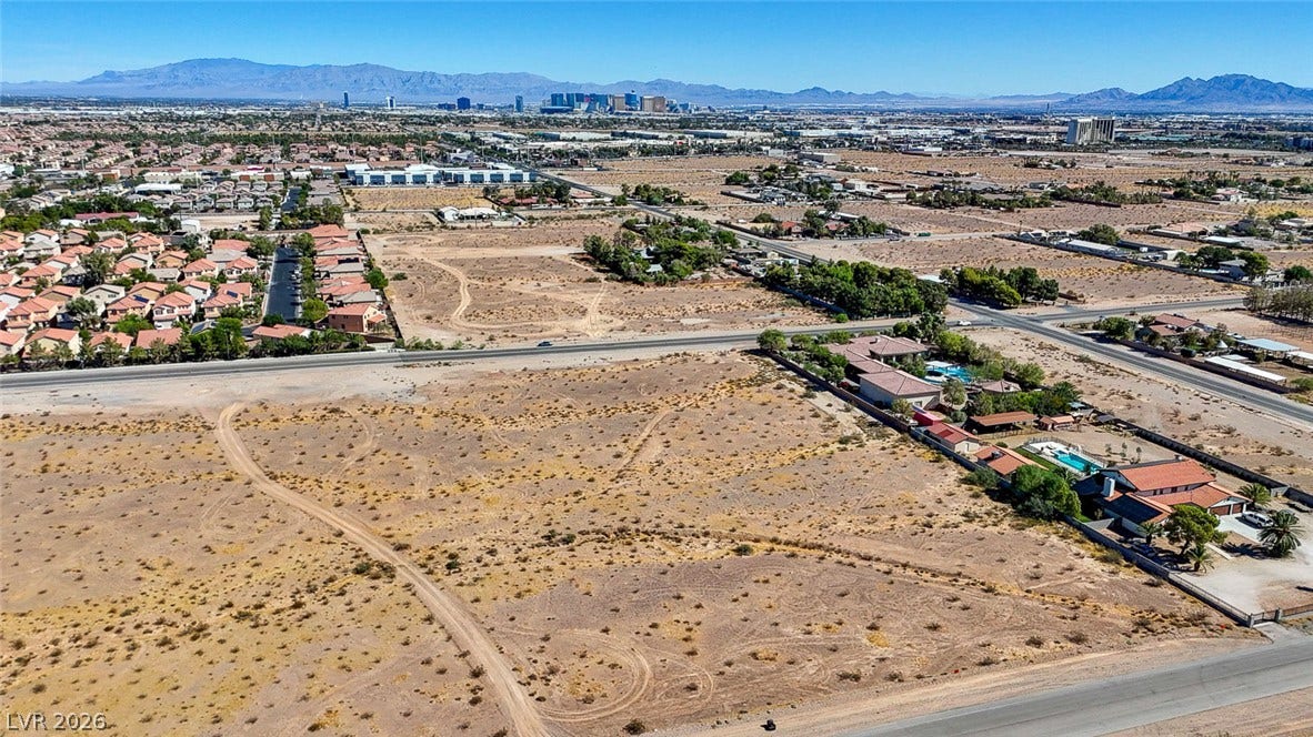Pebble Road, Las Vegas, NV 89124 Vast desert parcels offer sweeping views stretching all the way to the distant city skyline.