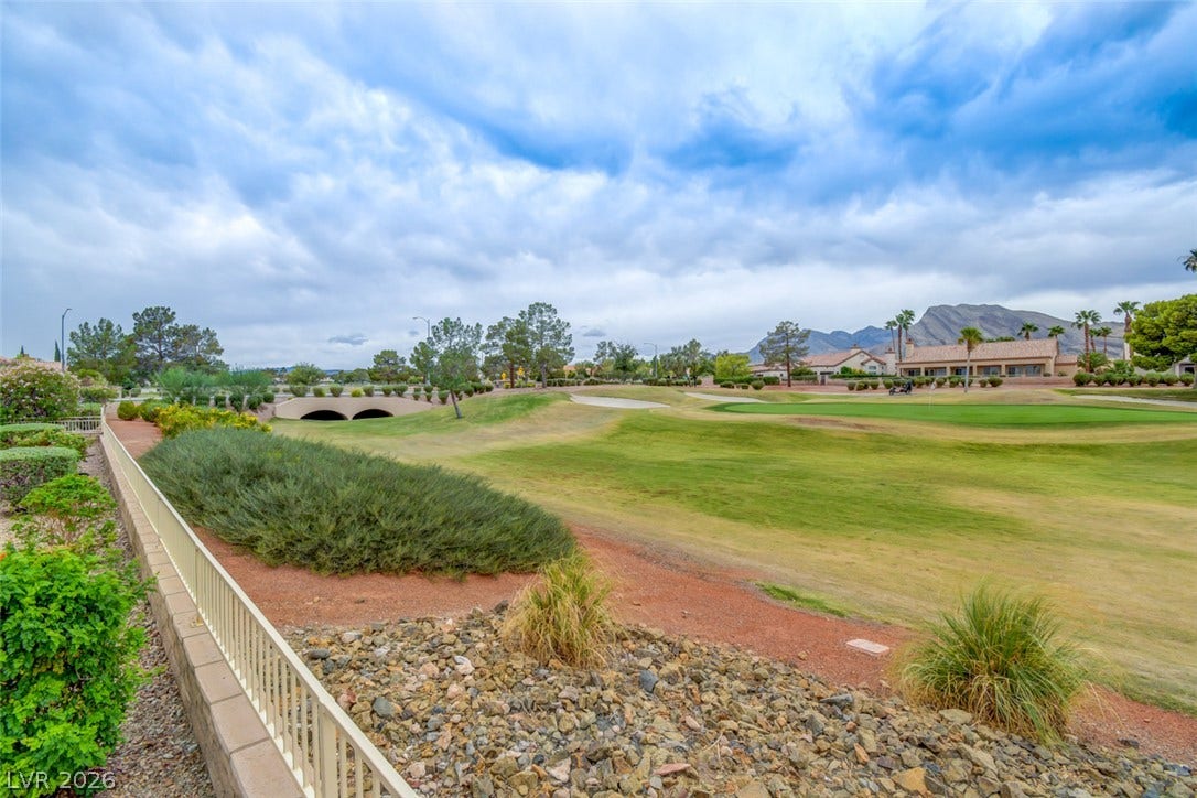 2837 Billy Casper Drive, Las Vegas, NV 89134 Sweeping views across a pristine golf course greenspace open up directly from the property backyard.