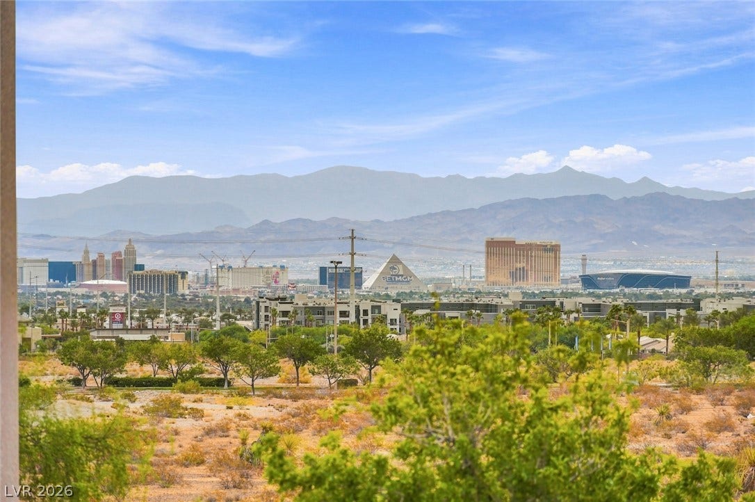 1 Moonfire Drive, Las Vegas, NV 89135 Sweeping mountain and city views highlight the scenic desert landscape.