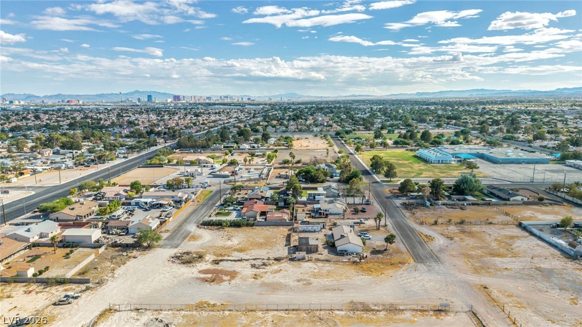 Panoramic mountain and city skyline views frame the surrounding neighborhood from this elevated perspective.