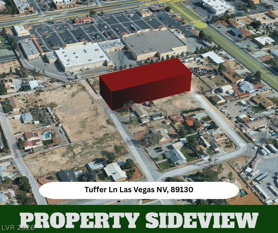 An aerial perspective highlights the property and surrounding neighborhood context.