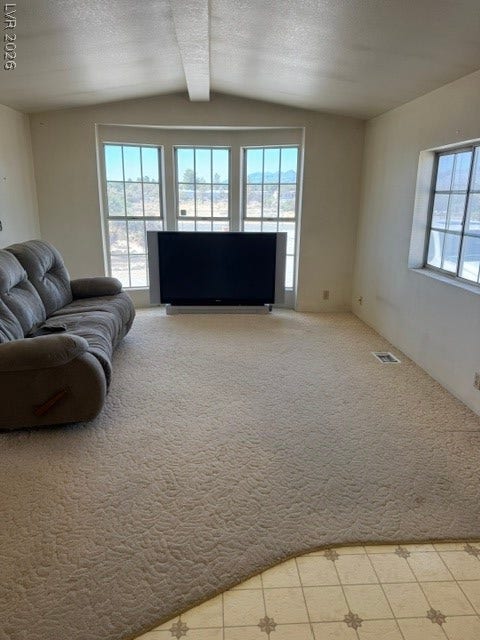 Pahrump, NV 89048 Angled ceilings and multiple windows bring abundant natural light into this versatile living area.
