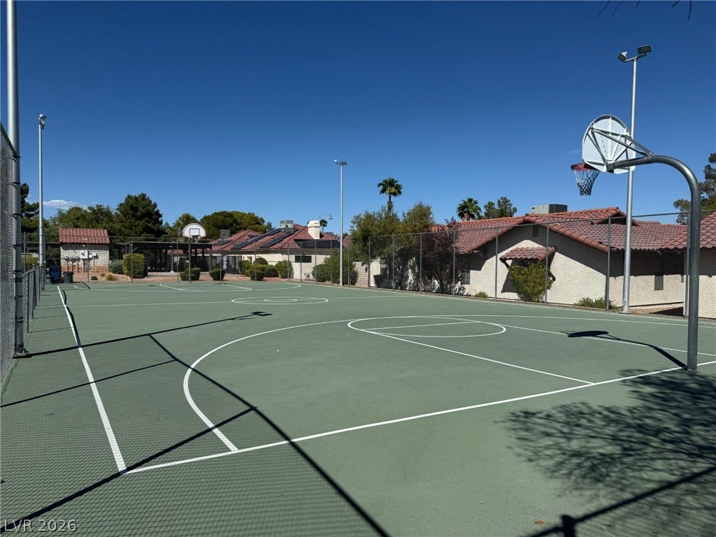 817 Spyglass Lane, Las Vegas, NV 89107 An outdoor basketball court