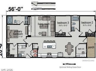 472 Box Canyon Road, Alamo, NV 89001 An intuitive three-bedroom layout features a spacious open living area and dedicated technical space.