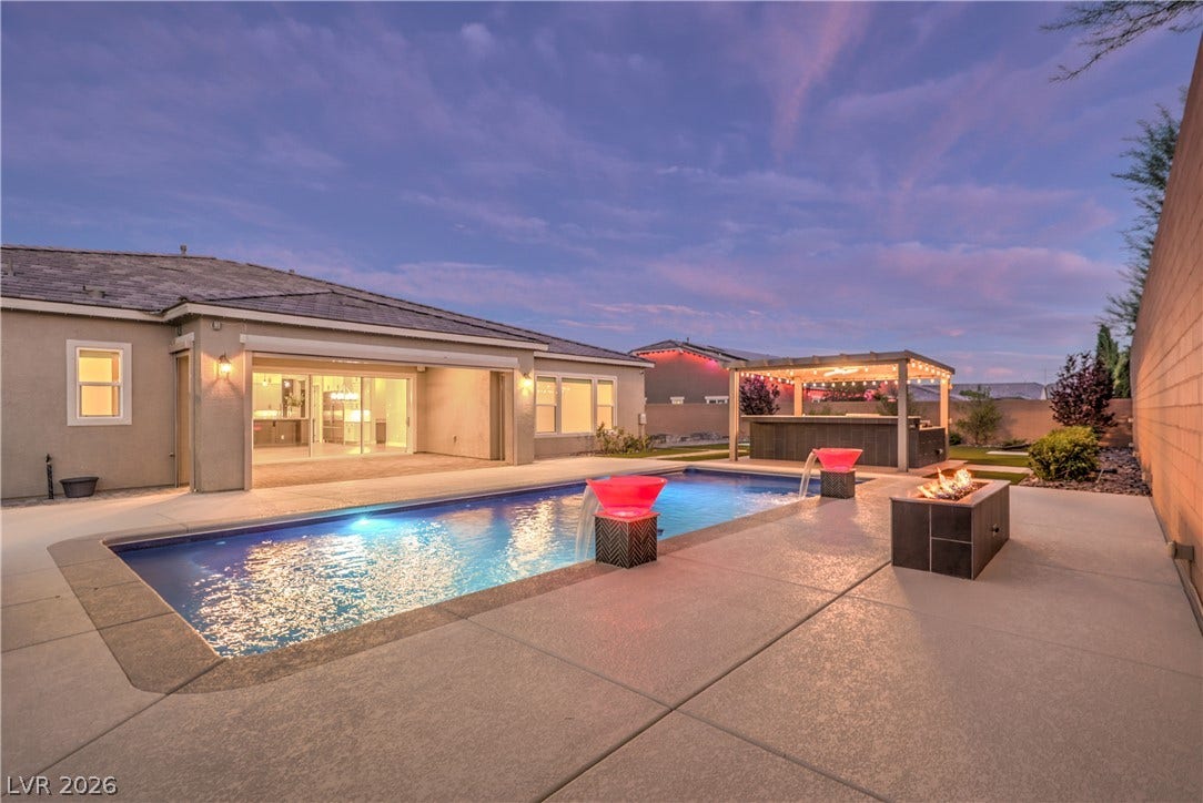 5455 Grambley Street, Las Vegas, NV 89149 Amazing backyard oasis; perfect for entertaining