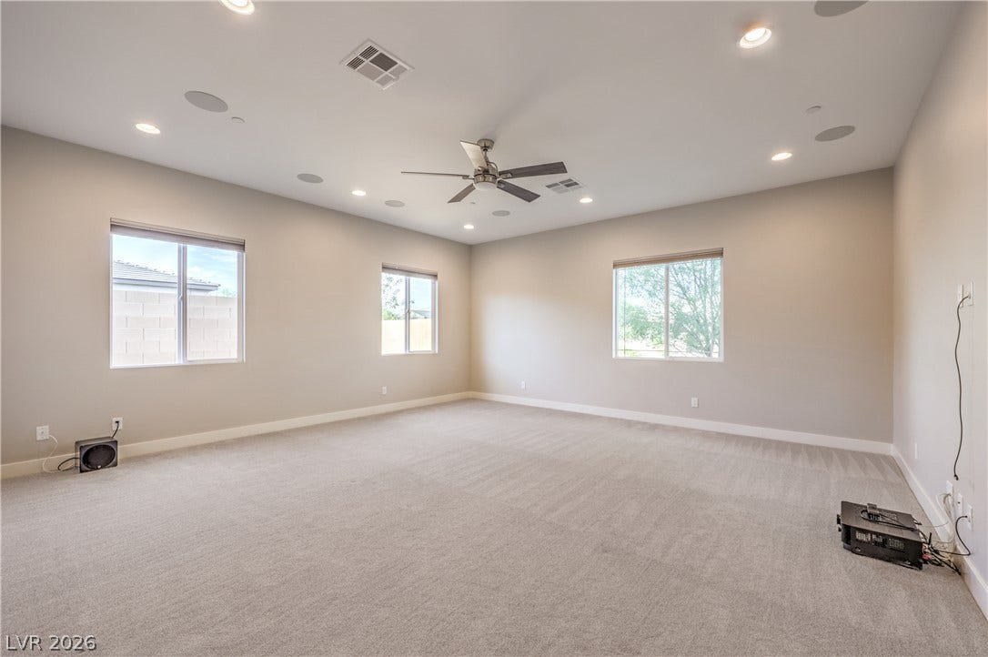 5455 Grambley Street, Las Vegas, NV 89149 This bonus room is ready for you to add your own style and design