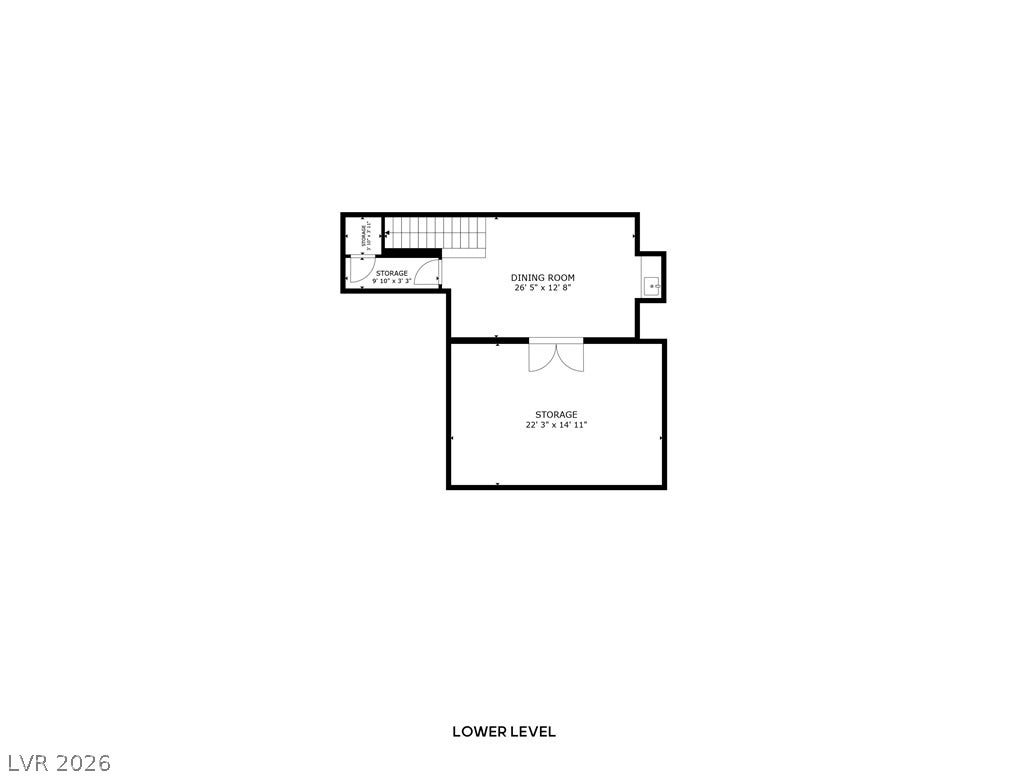 9017 Grove Crest Lane, Las Vegas, NV 89134 Basement floor plan/ wine cellar