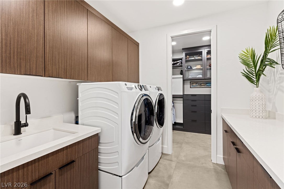508 Vista Sunset Avenue, Las Vegas, NV 89138 Laundry off of primary closet