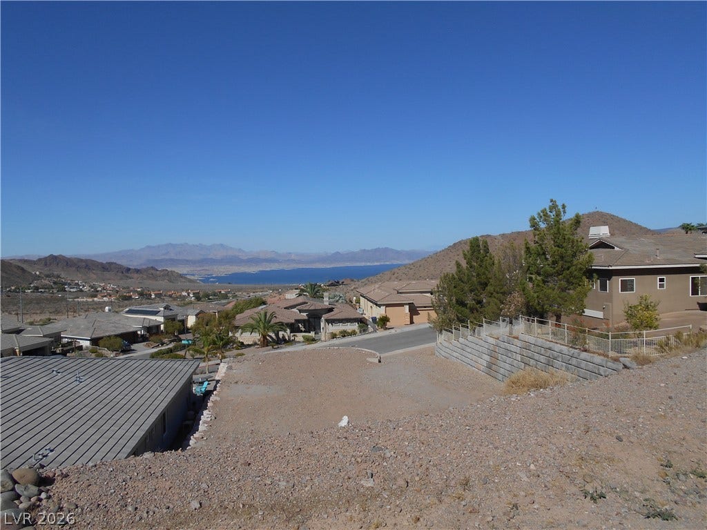 892 Jasper Way, Boulder City, NV 89005 View of Lake Mead and vacant lot from edge of lot.