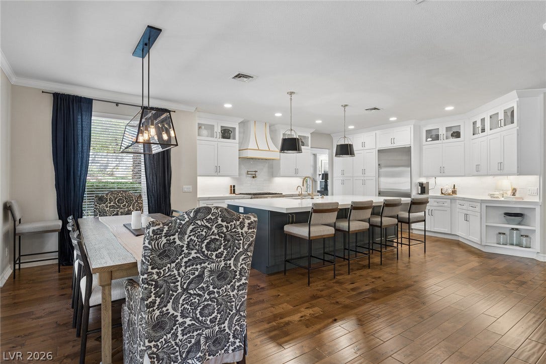 9916 Aspen Knoll Court, Las Vegas, NV 89117 Open and inviting. I'm getting hungry. Are you?