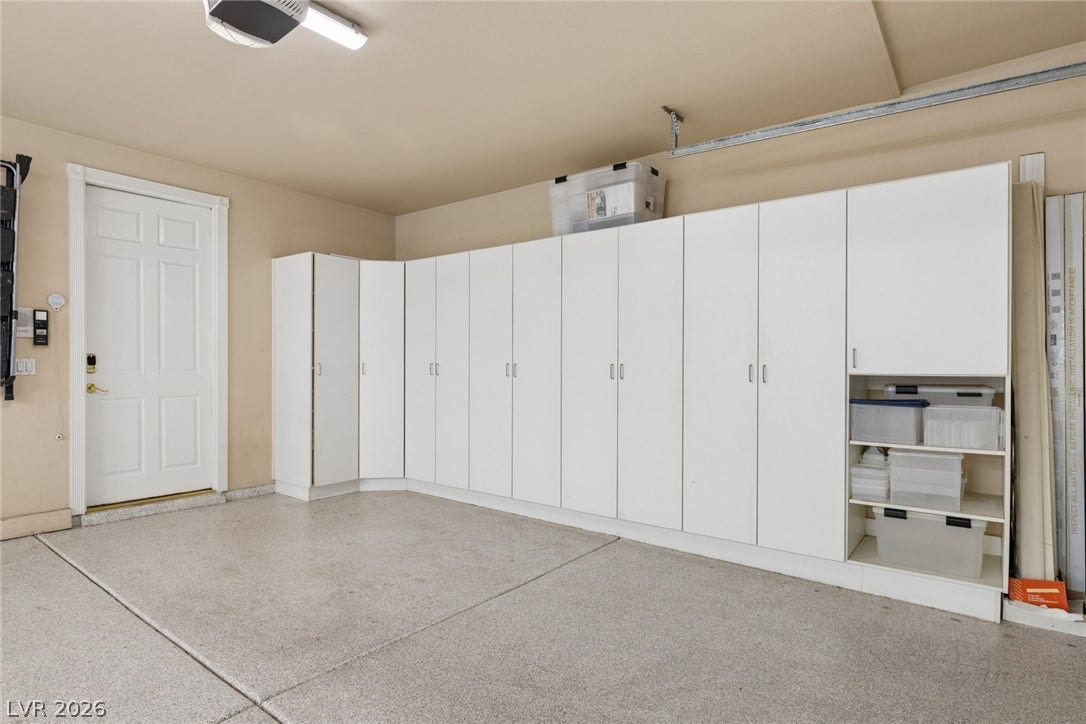 9916 Aspen Knoll Court, Las Vegas, NV 89117 Garage storage.