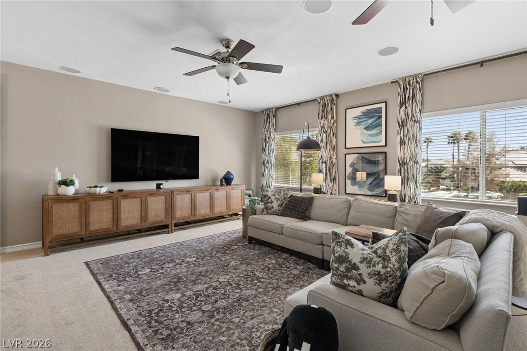 9916 Aspen Knoll Court, Las Vegas, NV 89117 Open for living.