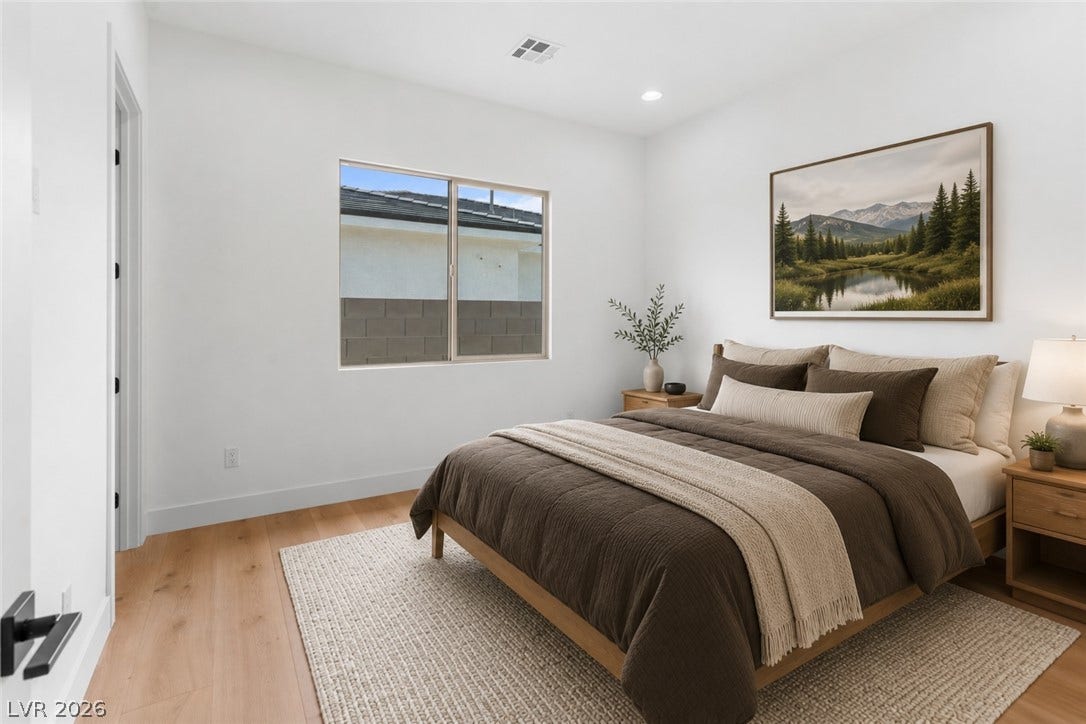 Furniture shown has been virtually staged using AI.
