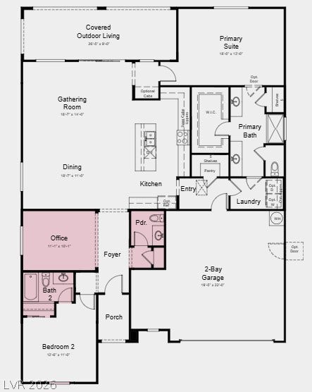 4100 E Brusca Way, Pahrump, NV 89061 Additional Highlights include: Door at primary bathroom to laundry room, whole house handle package, and upgraded kitchen cabinets.