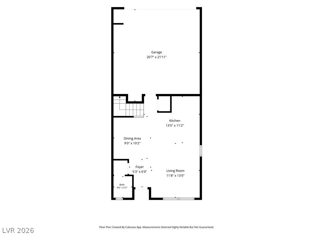 2594 Canary Yellow Court, North Las Vegas, NV 89086 An organized floor plan showcases the functional flow and main level layout.