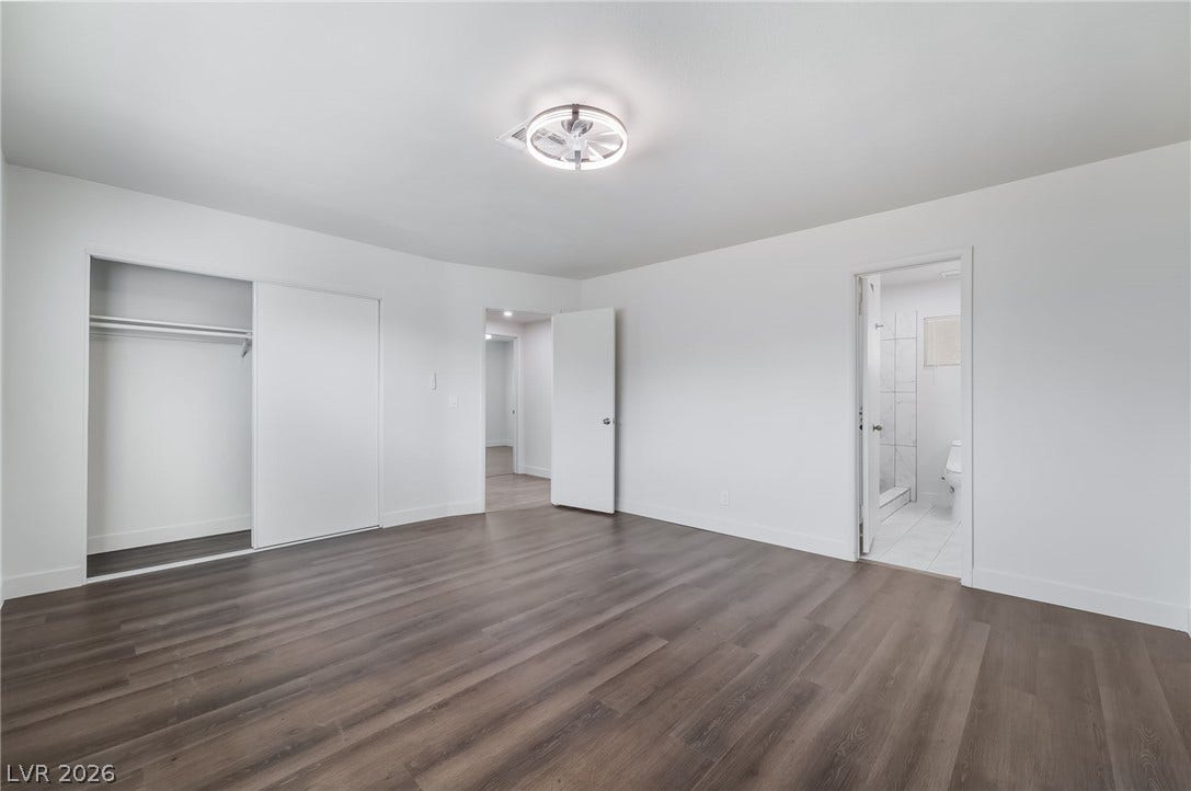 3623 E Biela Avenue, Las Vegas, NV 89120 Primary bedroom with attached bathroom.