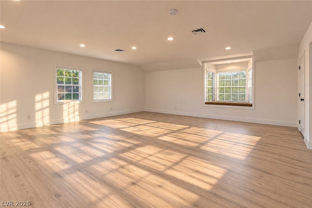 2001 Silver Avenue, Las Vegas, NV 89102 Gleaming wood floors and a charming bay window define this versatile upper-level space.