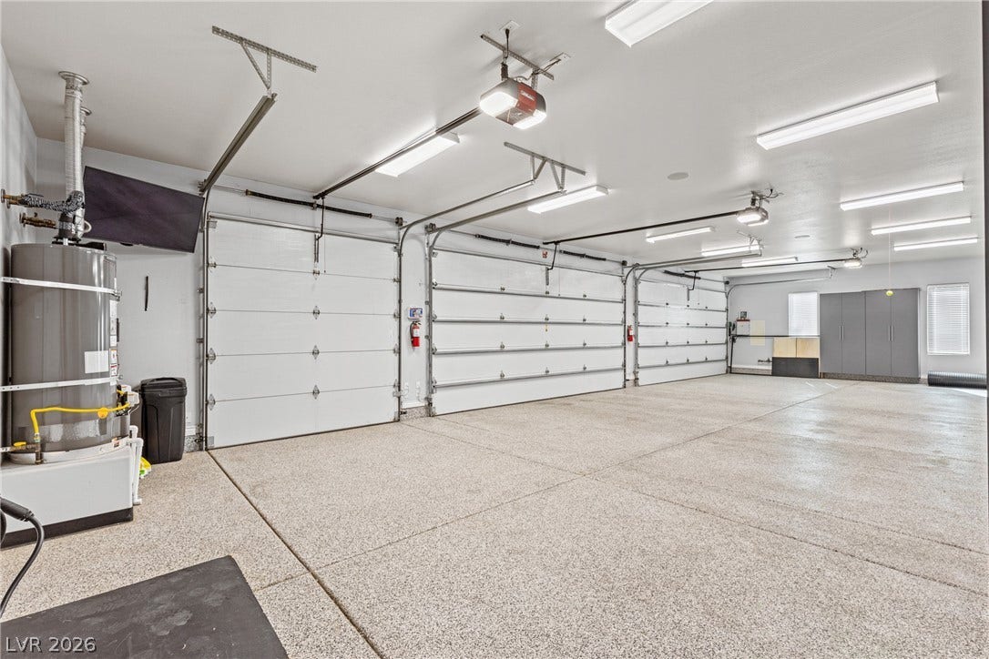 5 Car Attached Garage