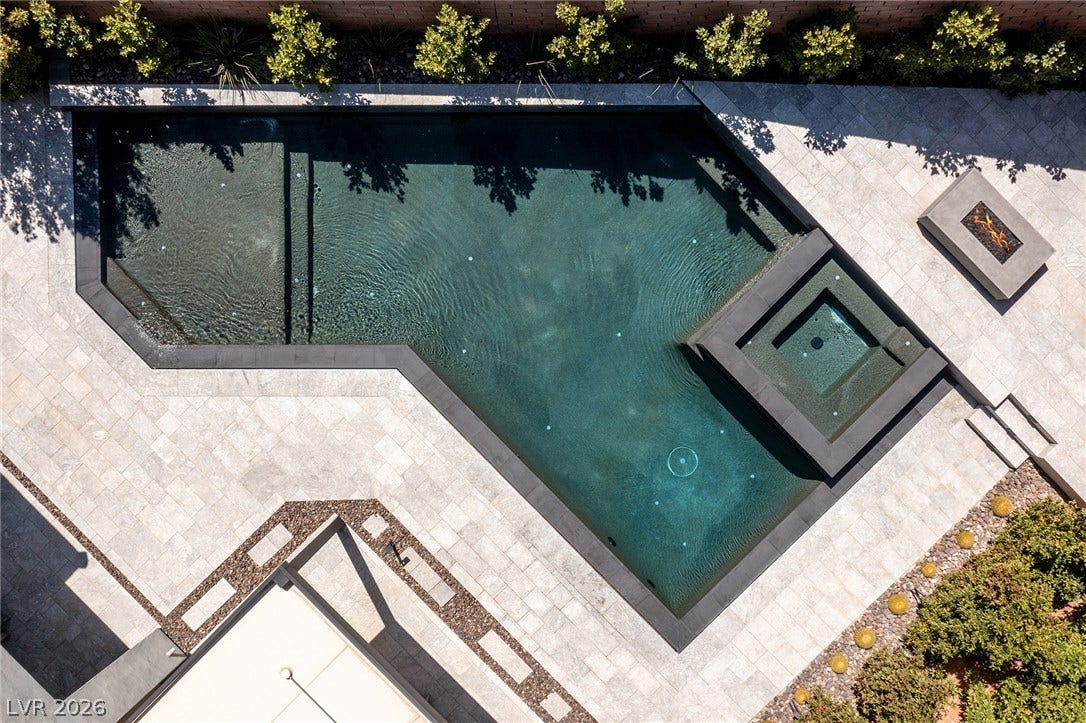 Pool Aerial View