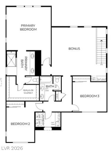 762 Longdale Street, Henderson, NV 89011 An organized upper level layout displays comfortable bedroom suites and a spacious bonus room.