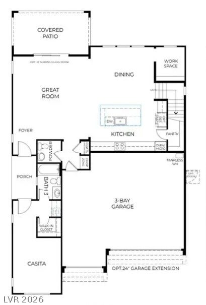 762 Longdale Street, Henderson, NV 89011 An open and highly functional main-level layout features a private casita and three-car garage.